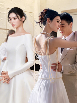 Đám cưới của nàng dâu gia tộc nghìn tỷ Hề Mộng Dao: 3 tạo hình đắt giá ngang cả một gia tài