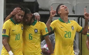 Neymar đóng vai "kép phụ", tuyển Brazil thắng tưng bừng 5 sao ở trận ra quân vòng loại World Cup