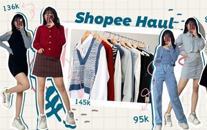 Shopping đồ thu đông chỉ từ 88k nhưng cô bạn gom về toàn đồ xinh, món nào cũng y hình không “điêu”