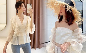 Chỉ bỏ ra từ 300k, c&aacute;c n&agrave;ng đ&atilde; sắm được &aacute;o blouse tiểu thư đẹp m&ecirc; để đi c&agrave; ph&ecirc; tr&agrave; b&aacute;nh 