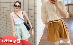 Bạn có nhắm mắt cũng mặc đẹp nếu mix quần short ống rộng với 12 kiểu áo xinh yêu