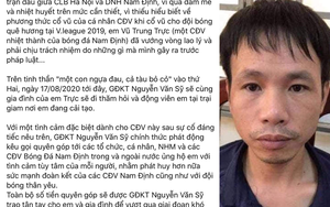 CLB Nam Định gây sốc khi kêu gọi quyên góp cho kẻ bắn pháo gây thương tích bị phạt tù, CĐV cạn lời: "Không đá bóng nên diễn hài à"