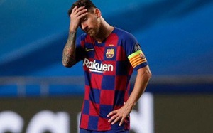 Messi ôm đầu buồn bã, thất thần chứng kiến thất bại 2-8 không thể tin nổi của Barca