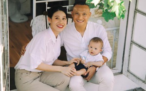 Tuyển thủ Việt Nam tung bộ ảnh gia đình đẹp như mộng, nhớ thương con trai vì phải xa con ngày Trung thu