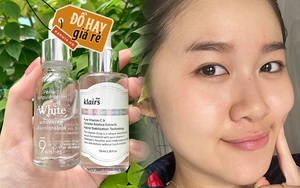 Cô nàng review 2 loại serum làm trắng da đủ tiêu chí ngon - bổ - rẻ cho những nàng mới bập bẹ skincare