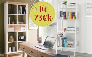 Bỏ ra từ 730k là sắm được kệ sách sang xịn 