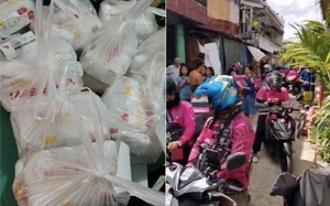 Mạng lag, bé gái 7 tuổi chốt đơn "nhầm nhọt", 42 anh shipper áo hồng với "full combo" gà rán, khoai tây... náo loạn cả khu phố