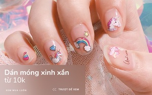 6 mẫu nail dán rẻ bèo mà xinh lung linh cho hội lười ra tiệm