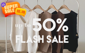 10/10 loạt shop quần áo sale đẫm 60% trên các sàn TMĐT, áp thêm voucher thì phải nói là 