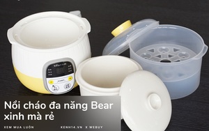 Nồi nấu đa năng mini dành cho người độc thân: Chưa đến 300k nhưng nấu, hấp đủ món ngon lành