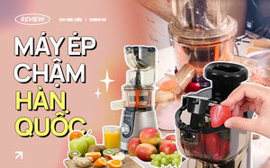 Máy ép chậm Hàn Quốc được hot mom Hạt Mít chấm 8/10, nhìn giá lại càng thấy 