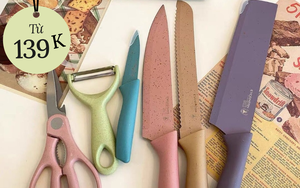 Tổng hợp bộ dao nhà bếp “ngon nghẻ” giá chỉ từ 139k giúp công cuộc nấu nướng của chị em dễ dàng hơn