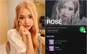 Rosé (BLACKPINK) cán mốc 700.000 người theo dõi trên Spotify, thành tích khiến nhiều nghệ sĩ phải ghen tỵ