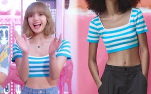 Lisa diện áo Zara xinh 