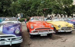 Độc đáo Cuba - đất nước dùng xe mui trần chạy taxi