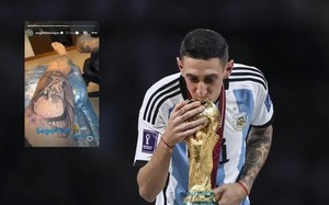 Lộ diện ngôi sao Argentina đầu tiên xăm hình cúp vàng World Cup