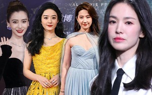 Hết hồn nhan sắc dàn mỹ nhân trước - sau PTS: Sốc nhất Angela Baby - Triệu Lệ Dĩnh, Song Hye Kyo lạm quyền giấu giếm?