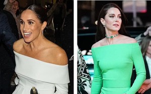 Khoe vai trần giữa trời lạnh, Meghan bị tố bắt chước Công nương Kate