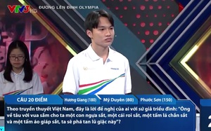 C&acirc;u hỏi Olympia về 1 huyền thoại Việt Nam, th&iacute; sinh nhanh nhẹn trả lời ai ngờ d&iacute;nh phải 