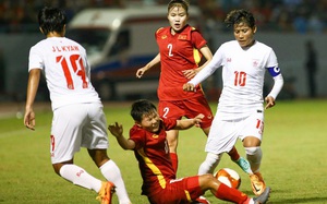 Bích Thuỳ dũng cảm lấy người chắn bóng, đội tuyển nữ Việt Nam giành vé vào chung kết SEA Games 31