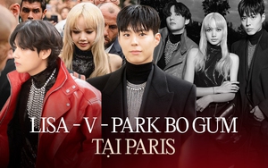 Lisa, V, Park Bo Gum đại náo Paris: 3 báu vật nhan sắc chung khung hình, nhận đãi ngộ siêu sao nhưng lại bị phân biệt đối xử