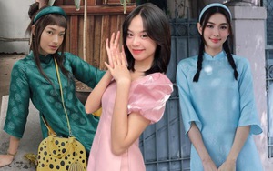 Soi áo dài mùng 2 Tết của mỹ nhân Việt: Nhiều nàng chọn thiết kế của local brand 