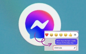 Messenger cho người dùng chỉnh sửa tin nhắn đã gửi, chụp màn hình giờ cũng xác định 