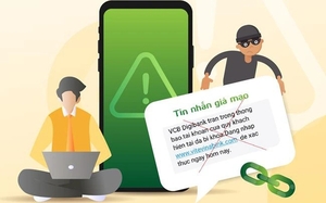 Cảnh báo giả mạo trang web của ngân hàng