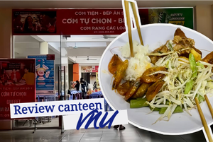 Check VAR cơm canteen trường quốc tế nhưng giá "quốc nội": 35k là được suất cơm đầy ú ụ, bố mẹ ở nhà nhìn cũng thấy yên tâm- Ảnh 2.