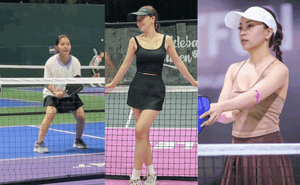 Nhan sắc thất thường của hot girl Nhật L&ecirc; tr&ecirc;n s&acirc;n pickleball