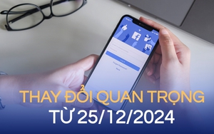 Thay đổi người dùng Facebook Việt Nam cần chú ý từ ngày 25/12/2024