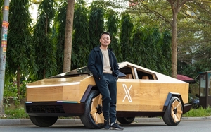 CLIP: Ngỡ ngàng với &quot;siêu xe&quot; gỗ dựa trên thiết kế của AI ở Bắc Ninh