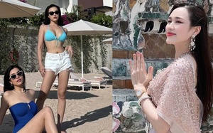 Sao Việt rộn ràng nghỉ lễ: Hoa hậu Đỗ Hà lộ diện giữa thông tin cưới thiếu gia, dàn người đẹp diện bikini "cực nóng"