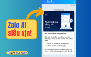 Zalo vừa cho nhắn tin bằng giọng nói mới toanh, đây là cách thực hiện!