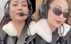 Nữ diễn viên Việt lên tiếng trước tin đồn tự lái máy bay ở Úc