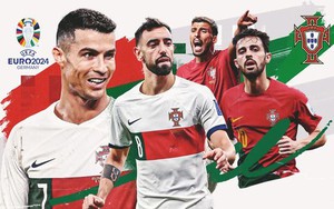 Đội tuyển Bồ Đào Nha công bố danh sách dự VCK EURO 2024: "Lão tướng" Ronaldo lần thứ 6 góp mặt tại giải đấu