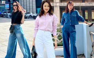 Phong cách diện quần jeans của Hồng Diễm ngày càng xuất sắc, phụ nữ trên 40 tuổi nên học hỏi