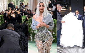 Dị nhất Met Gala 2024: “Rong biển khổng lồ” kết màn hay Kim Kardashian eo nhỏ khó tin chưa bằng màn che chắn kỳ quặc này