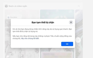 Nóng: Facebook gặp lỗi khó hiểu, nhiều người dùng bị chặn không rõ lý do