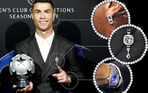 Ronaldo mang theo phụ kiện 200 tỷ khi đi “bấm nút”, đắt giá nhất là một vật nhỏ bé cài trên áo