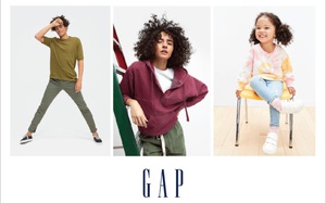 F5 tủ quần áo với siêu ưu đãi đến từ GAP - thương hiệu thời trang Mỹ