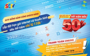 SCTV với nhiều ưu đãi hấp dẫn dịp cuối năm