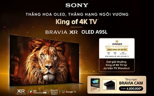 Sony BRAVIA XR OLED A95L chính thức có mặt tại Việt Nam sau khi đạt danh hiệu 