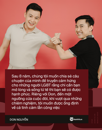 Don Nguyễn và bạn trai 8 năm tâm sự: 1 người gãy chân 1 người rách gối dọn về sống chung, 10 năm sẽ nói chuyện đám cưới - Ảnh 10.