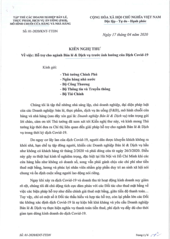 Hàng loạt chuỗi bán lẻ lớn Golden Gate, The Coffee House, KFC... gửi thư cầu cứu lên Chính phủ và các Bộ: Nếu doanh nghiệp không được hỗ trợ kịp thời, nguy cơ phá sản rất cao! - Ảnh 2.