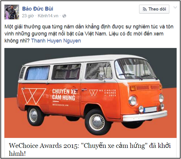 Sao Việt, hot teen h&agrave;o hứng khi Chuyến xe cảm hứng WeChoice Awards 2015 khởi h&agrave;nh! - Ảnh 4.