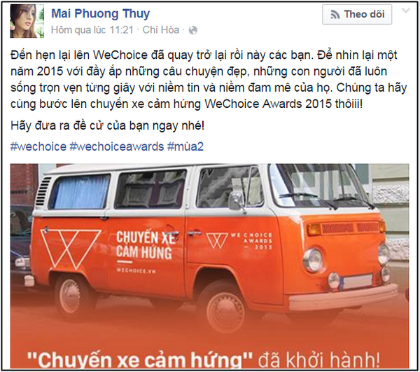 Sao Việt, hot teen hào hứng khi Chuyến xe cảm hứng WeChoice Awards 2015 khởi hành! - Ảnh 2.