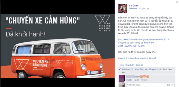 Sao Việt, hot teen hào hứng khi Chuyến xe cảm hứng WeChoice Awards 2015 khởi hành! - Ảnh 12.