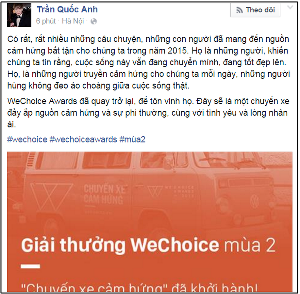 Sao Việt, hot teen hào hứng khi Chuyến xe cảm hứng WeChoice Awards 2015 khởi hành! - Ảnh 13.