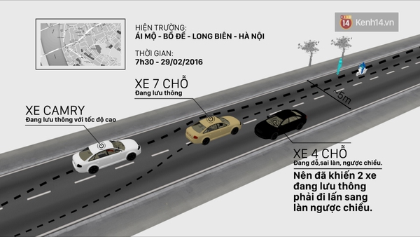 Xe ô tô màu đen đỗ ngược chiều liên quan thế nào đến vụ xe Camry đâm người? - Ảnh 2.